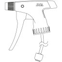 フルプラ FURUPLA 部品No.196G ピストル本体セット グリーン(#705#715用) (1個) 品番:196-G