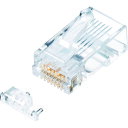 サンワサプライ カテゴリ6A RJ−45コネクタ(単線用) (1S) 品番:ADT-6ARJ-10