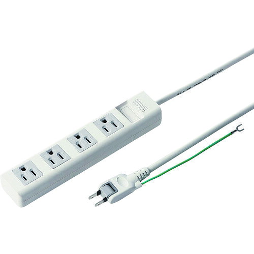 サンワサプライ 電源タップ (1本) 品番：TAP-N3425MGN