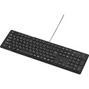 サンワサプライ スリムキーボード(ブラック) (1個) 品番:SKB-SL16BK(2)