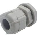 タカチ Mネジケーブルグランド 低価格タイプ ライトグレー (1個) 品番:RM20S-12S