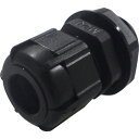 タカチ Mネジケーブルグランド 低価格タイプ ブラック (1個) 品番:RM20L-12B