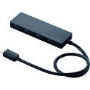 エレコム ELECOM USB Type-C接続4ポートUSB3.1ハブ (1個) 品番:U3HC-A430BBK