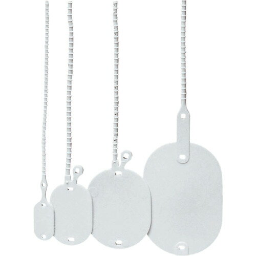 未来工業 電線用ラベル 表示名札 ワンタッチカラーエフ KFY-3040W 20枚入 (1袋) 品番：KFY-3040W