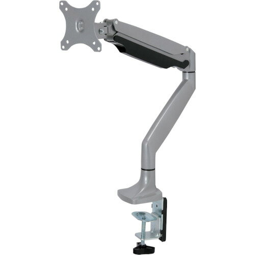 エレコム ELECOM ディスプレイアーム シングルアーム ロング ガス式 シルバー (1台) 品番：DPA-SL02SV