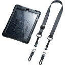 サンワサプライ iPad 10.2インチ 前面保護フィルター付耐衝撃ケース (1個) 品番:PDA-IPAD1620BK