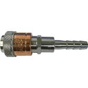 小池酸素 アポロコック(ソケット) ホース用 適用流体燃料ガス 接続サイズφ8 S1A02132 (1個) 品番:AS-2-8