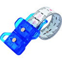SK 新潟精機 スケール メジャー コンベックス 幅19mm 長さ1m スパイラルメジャー ブルー (1個) 品番:SMT-100BL