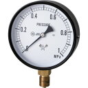 右下精器製造 スター (圧力計)(A枠立型・φ75) 圧力レンジ0.0〜1.00MPa (1個) 品番:S-31-1MP