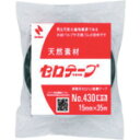 ニチバン 着色セロテープ NO.430 緑 15mm×35m (1巻) 品番:4303-15(3)