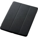 エレコム ELECOM iPad 第9世代(2021)用ハイブリッドケース フレームカラー フラップ付き ブラック (1個) 品番:TB-A21RTSLFCBK(2)