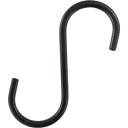 和気産業 WAKI S字フック 黒 80mm (1個) 品番:KA-J22
