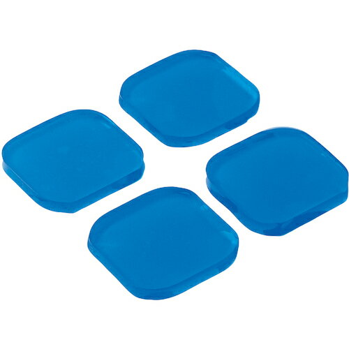 バッファロー BUFFALO 耐震ジェルマット 四角 50mm×50mm×5mm 4枚入 (1個) 品番：BEQJM50401A