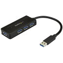 StarTech スターテック USBハブ/USB 3.0/USB-A - 4x USB-A/ACアダプター付属/ブラック (1箱) 品番:ST4300MINI(2)