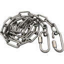 ラクテム 溶接チェーン ステンレス 線径4mm 3M リングキャッチ付 (1本) 品番:WCSR3