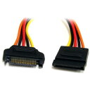 StarTech スターテック SATA電源延長ケーブル/30cm/1...(4)