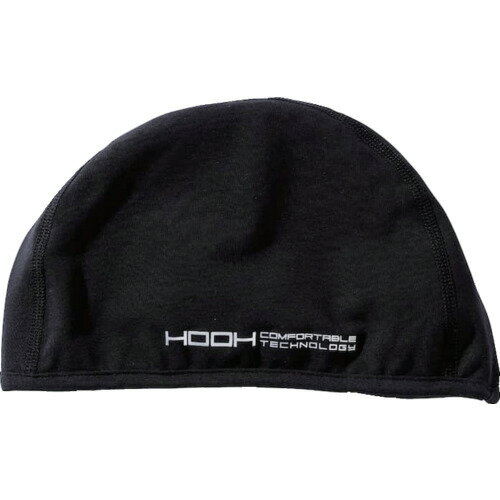 村上被服 ヘルメット用インナーキャップ 快適ウェア インナーキャップ F ブラック (1個) 品番：180-F-20