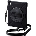 エレコム ELECOM iPad10.9 第10世代用フルプロテクトケース ショルダーベルト付 スタンド付 ブラック (1個) 品番:TB-A22RHVHBK(2)