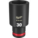 ミルウォーキー 深口ソケット SHOCKWAVE IMPACT DUTY ディープインパクトソケット 1/2インチ(12.7mm)角 30mm (1個) 品番:49-66-6291