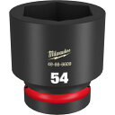 ミルウォーキー SHOCKWAVE IMPACT DUTY インパクトソケット 1インチ(25.4mm)角 54mm (1個) 品番:49-66-6609