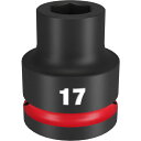 ミルウォーキー SHOCKWAVE IMPACT DUTY インパクトソケット 3/4インチ(19mm)角 17mm (1個) 品番:49-66-6356