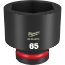 ミルウォーキー SHOCKWAVE IMPACT DUTY インパクトソケット 1インチ(25.4mm)角 65mm (1個) 品番:49-66-6614