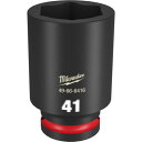 ミルウォーキー 深口ソケット SHOCKWAVE IMPACT DUTY ディープインパクトソケット 3/4インチ(19mm)角 41mm (1個) 品番:49-66-6416