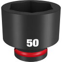 ミルウォーキー SHOCKWAVE IMPACT DUTY インパクトソケット 3/4インチ(19mm)角 50mm (1個) 品番:49-66-6388