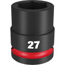 ミルウォーキー SHOCKWAVE IMPACT DUTY インパクトソケット 3/4インチ(19mm)角 27mm (1個) 品番:49-66-6365