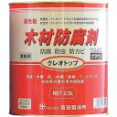 【6/22 20:00~6/27 01:59迄 ポイント2倍 お買い物マラソン】 吉田製油所 クレオトップ ブラウン 2.5L (1缶) 品番:07022