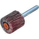 トラスコ TRUSCO セラミックフラップホイール 軸径6mm #120 外径25×幅25×軸長40 5個入 (1箱) 品番:TCF2525-CE-120