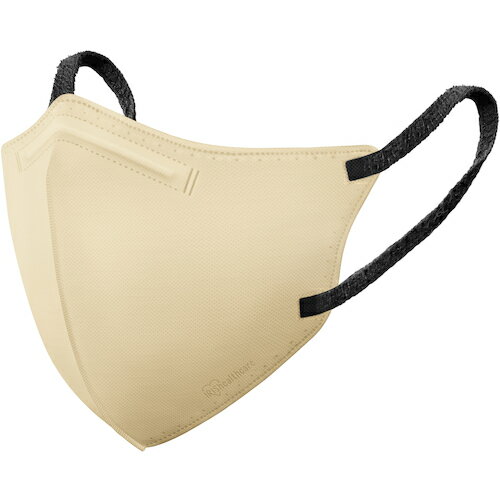 アイリスオーヤマ 200974 デイリーフィットマスク フィルタープラス ふつう 20枚入 シルクベージュ×ブラック (1箱) 品番：RN-H20SUE