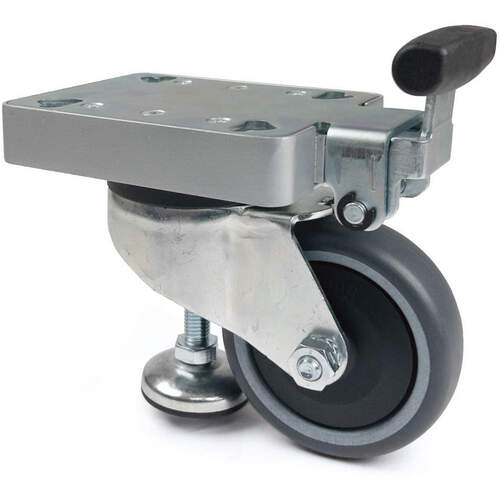 スガツネ工業 SUGATSUNE （200056021）AJC80-U-ESDアジャキャスター (1個) 品番：AJC80-U-ESD