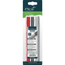 ピカマーカー 建築用シャープペンシル BIG Dry 用替芯 12本入り 赤黒白(各4本) (1Pk) 品番:6045SB03
