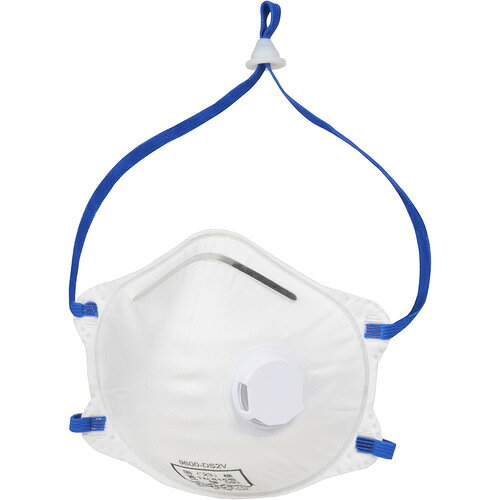 クレシア 使い捨て式防じんマスク プロテクガード DS2 レスピレーターマスク バルブ付き（アジャスター..