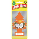 リトルツリーズ LT エアーフレッシュナー 6P - Coconut(ココナッツ) (1Pk) 品番:LT654