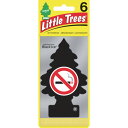 リトルツリーズ LT エアーフレッシュナー 6P - No Smoking(ノースモーキング) (1Pk) 品番:LT656