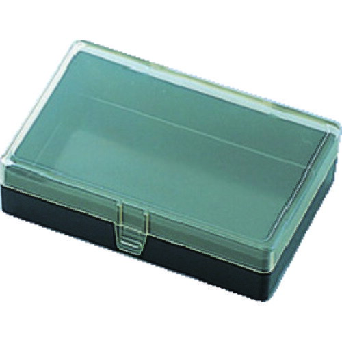 アズワン AS ヒンジ付角型ケース（導電+帯電防止）1N （50個入） (1箱) 品番：1-9408-21