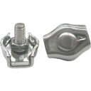 水本 ステンレス シングルワイヤークリップ 適合ロープ径2mm (1個) 品番:SWC-3(4)