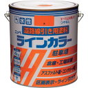 ニッぺ 水性ラインカラー 4kg 黄 HPT114-4 (1缶) 品番:4976124092121