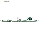トラスコ TRUSCO ラチェット式荷締機 強力型ベルト荷締機 50mm幅 1000kg アイタイプ (1台) 品番:GX50-1000R