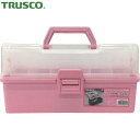 トラスコ TRUSCO 樹脂製工具箱 ホームケース 321×195×165 ピンク (1個) 品番:HP-320 (P)