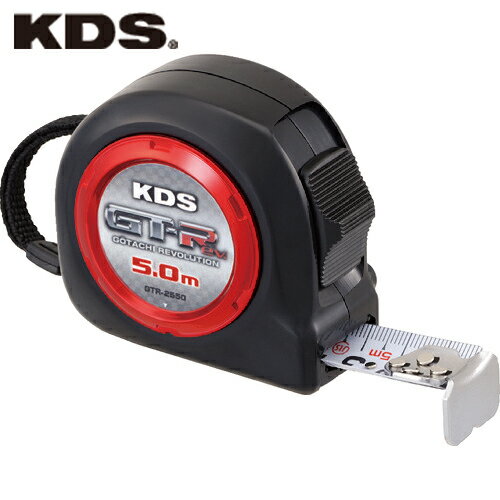 ムラテックKDS スケール メジャー コンベックス 剛立 幅25mm 長さ5m 厚爪 (1個) 品番:GTR-2550