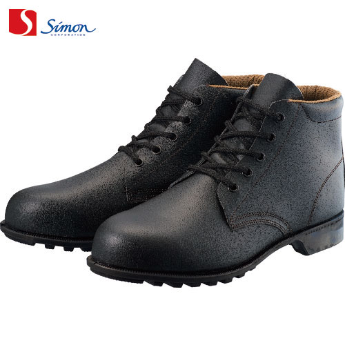 シモン 安全靴 中編上靴 ミドルカット 先芯入り JIS規格品 熱圧着底仕様 FD22 26.0cm (1足) 品番：FD22-26.0
