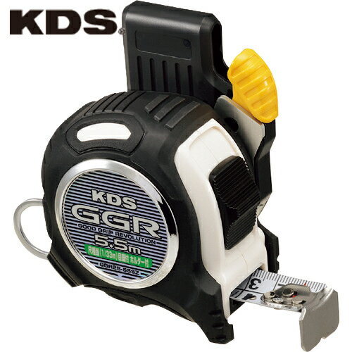 ムラテックKDS スケール メジャー コンベックス GGR 幅25mm 長さ5.5m まさめ厚爪 ホルダー付 (1個) 品番:GGR25-55SZ