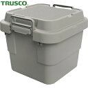 トラスコ TRUSCO 道具箱 トランクカーゴ フラット天板仕様 30L グレー (1台) 品番:GYCF-30(4)