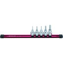 水戸工機 ミトロイ 3/8 ヘックスソケット ホルダーセット 5コマ6点 (1S) 品番:HH306M