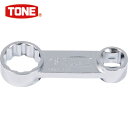 TONE トネ ソケットアダプター オフセットめがねアダプター 差込角9.5mm 全長72mm 対辺寸法18mm (1個) 品番:FWA3-18