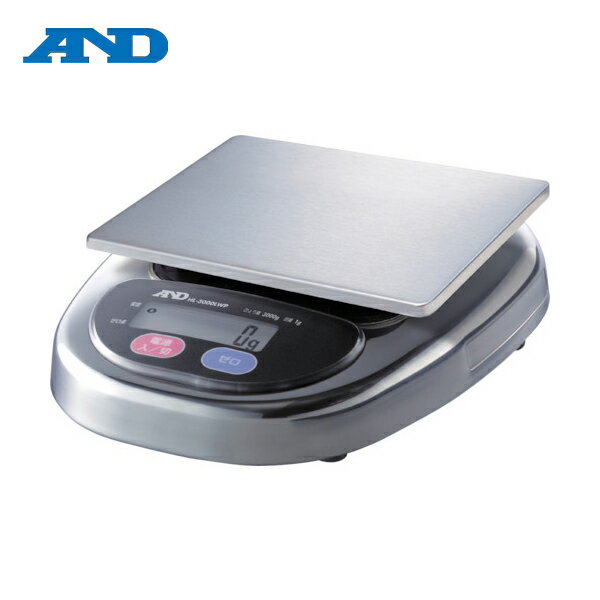 A＆D エーアンドデイ 防塵・防水デジタルはかりウォーターボーイ皿寸法174×137mm (1台) 品番：HL3000LWP