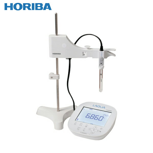 堀場 スタンダード卓上型pH・電気伝導率計（ガラスpH電極セット） F-2000PC-S (1個) 品番：F-2000PC-S(4)